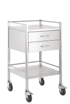 MEDICART 33, zdravotnický vozík, 490x490x900 mm, nerez